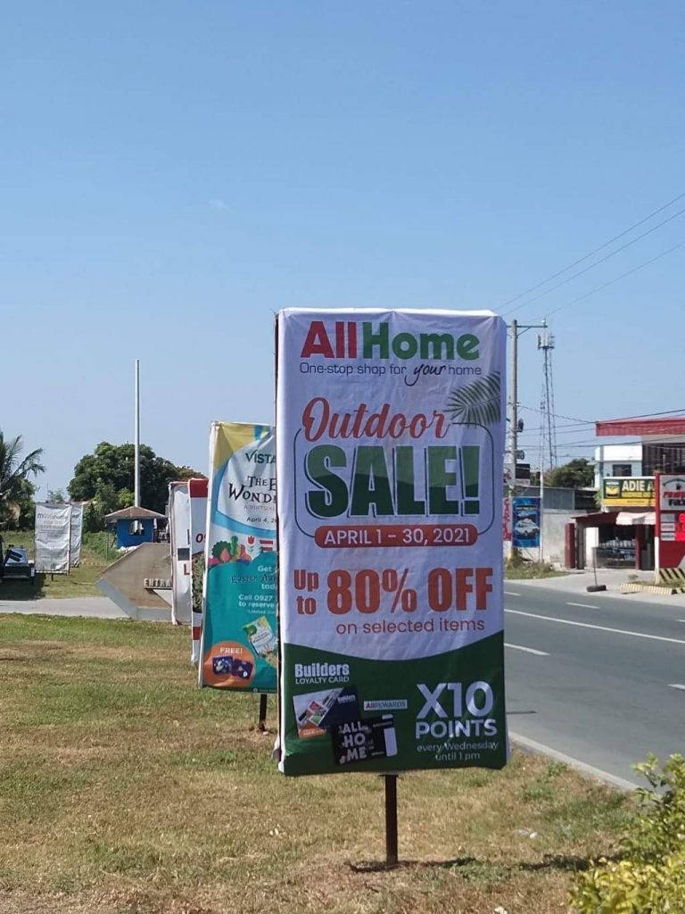 all home Tarpaulins by lnd signs and advertising